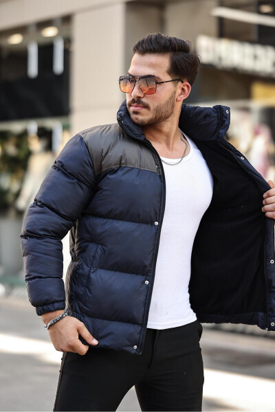 New Season Men's Fleece-Lined Puffer Jacket - 3