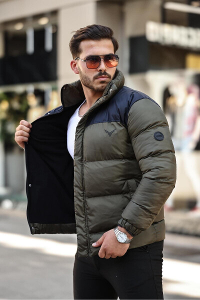 New Season Men's Padded Jacket with Fleece Lining - 2