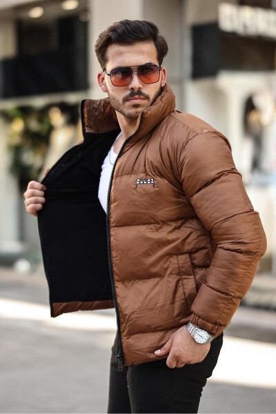 New Season Men's Puffer Jacket with Fleece Lining - 2