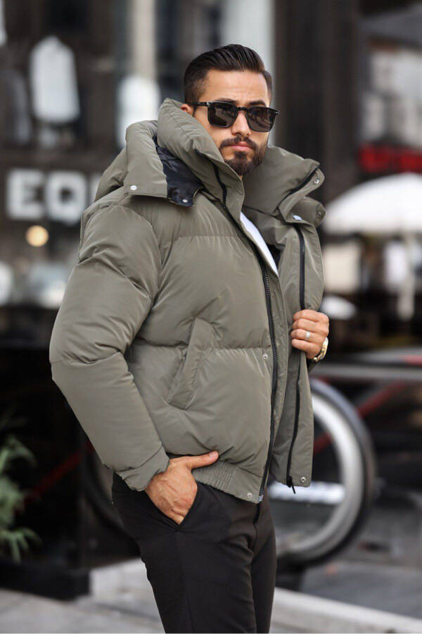 New Season Oversized Hooded Puffer Jacket - 2