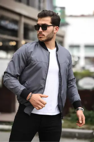 NEW SEASON SEASONAL RAINCOAT JACKET-ANTHRACITE - 1