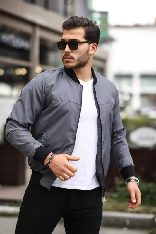 NEW SEASON SEASONAL RAINCOAT JACKET-ANTHRACITE - BYZIT