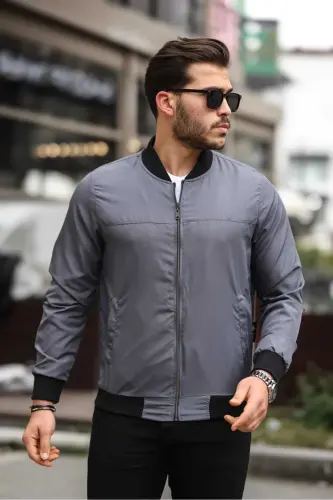 NEW SEASON SEASONAL RAINCOAT JACKET-ANTHRACITE - 3