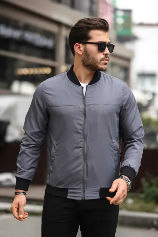 NEW SEASON SEASONAL RAINCOAT JACKET-ANTHRACITE - 3