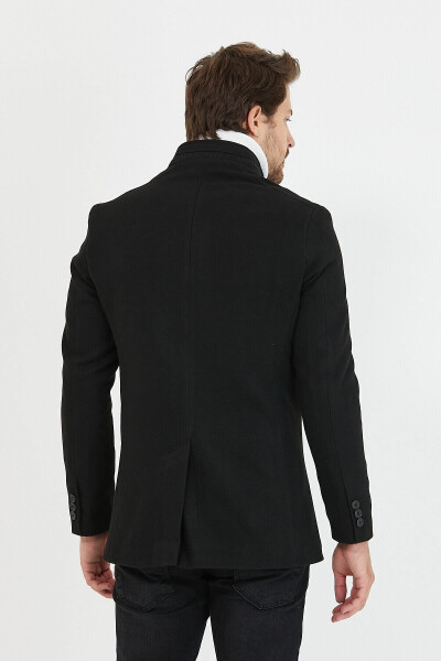 New season short cashmere coat. - 7