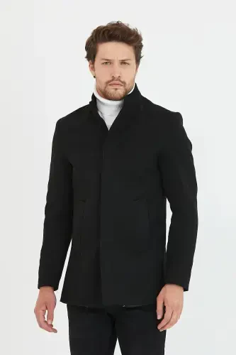 New season short cashmere coat. - 6