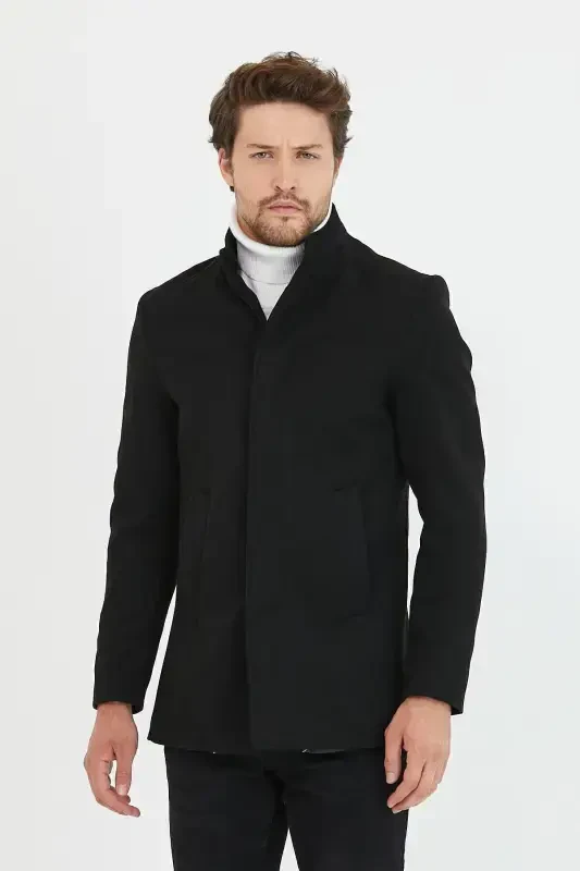 New season short cashmere coat. - 6