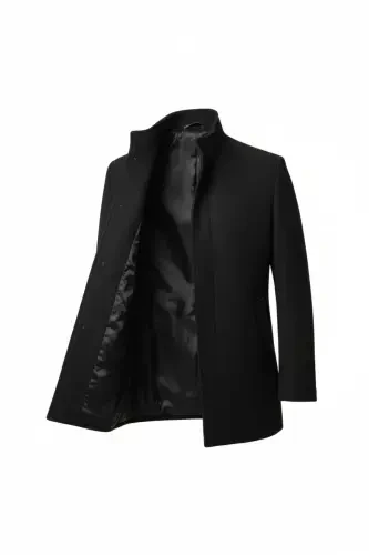 New season short cashmere coat. - 8