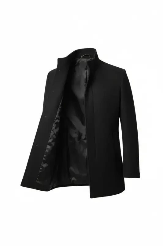 New season short cashmere coat. - 8