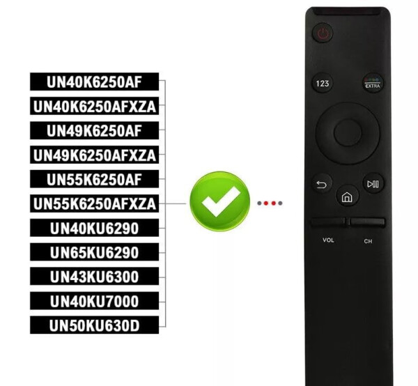 New Universal Remote Control Fits for Samsung Remote BN59-01266A BN59-01259E BN59-01260A BN59-01241A BN59-01265A BN59-01242A for Smart TV LED 4K UHD UN40KU6290F UN49KU7000U N55KU6290F UN60KU6290F - 5