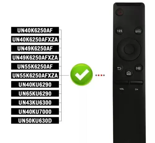 New Universal Remote Control Fits for Samsung Remote BN59-01266A BN59-01259E BN59-01260A BN59-01241A BN59-01265A BN59-01242A for Smart TV LED 4K UHD UN40KU6290F UN49KU7000U N55KU6290F UN60KU6290F - 6