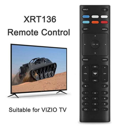 New Universal Remote for Vizio TV Remote Control (All Models) Compatible with M558-G1 and All Vizio Smart TV LCD LED 3D HDTV - 3