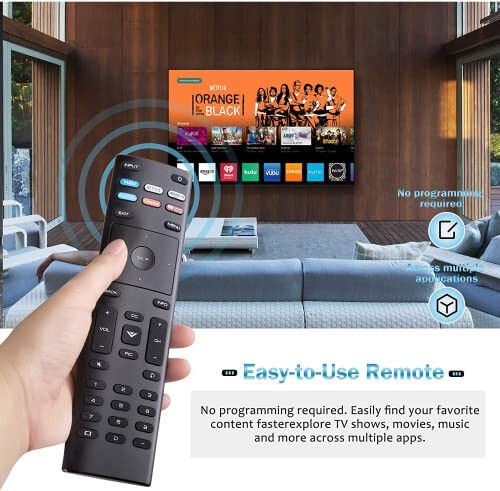 New Universal Remote for Vizio TV Remote Control (All Models) Compatible with M558-G1 and All Vizio Smart TV LCD LED 3D HDTV - 4