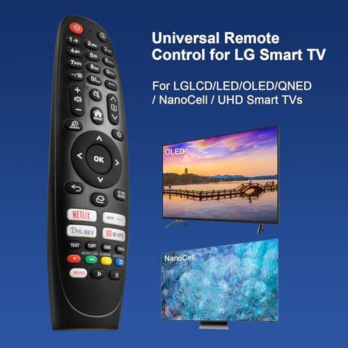 New Universal Remote Replacement for LG Magic Remote MR18BA MR19BA MR20GA MR21GA MR22GN Remote for LG Smart TVs LCD/LED/OLED/QNED/NanoCell/UHD - 2