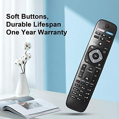 New Universal Replaced Remote Control for Philips Smart TV LCD LED 4K UHD Smart TVs Remote - 2