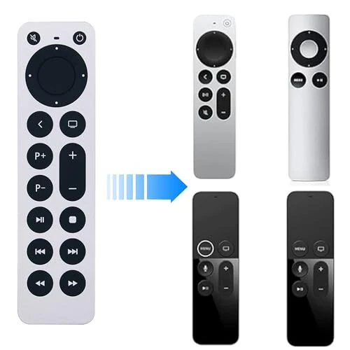 New Universal Replacement Apple Remote Control for Apple TV 4K/ Gen 1 2 3 4/ HD A2169 A1842 A1625 A1427 A1469 A1378 A1218 with TV Control Function - 3