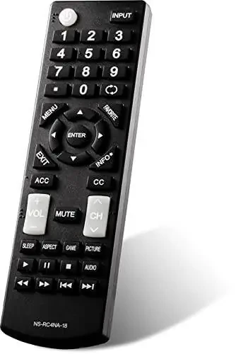 New Universal Replacement Remote Control Fit for All Insignia TVs One Year Warranty - 1