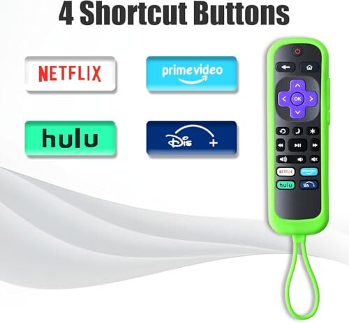 New Universal TV Remote Controls Exclusively for Roku TV, Compatible with TCL, Hisense, Onn, Sharp, Element, Westinghouse, and Philip Roku Serie Smart TVs (Not for Roku Stick or Box) (Pack of 2) - 5