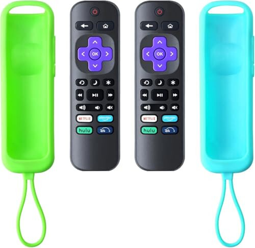 New Universal TV Remote Controls Exclusively for Roku TV, Compatible with TCL, Hisense, Onn, Sharp, Element, Westinghouse, and Philip Roku Serie Smart TVs (Not for Roku Stick or Box) (Pack of 2) - 1