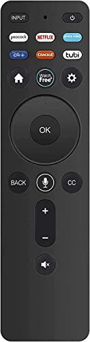 New Universal Vizio Remote XRT260 IR Replacement Fit for All Vizio V-Series, M-Series 4K HDR Smart TV Without Voice Command with Netflix, PrimeVideo, DSY+, Tubi, Watchfree, Peacock, Crackle Buttons - 3