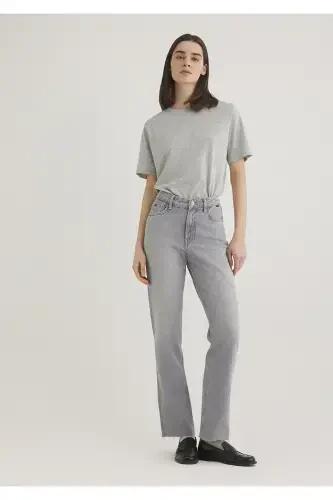 New York Classic Denim Light Gray Jean Pants 1014 - 1