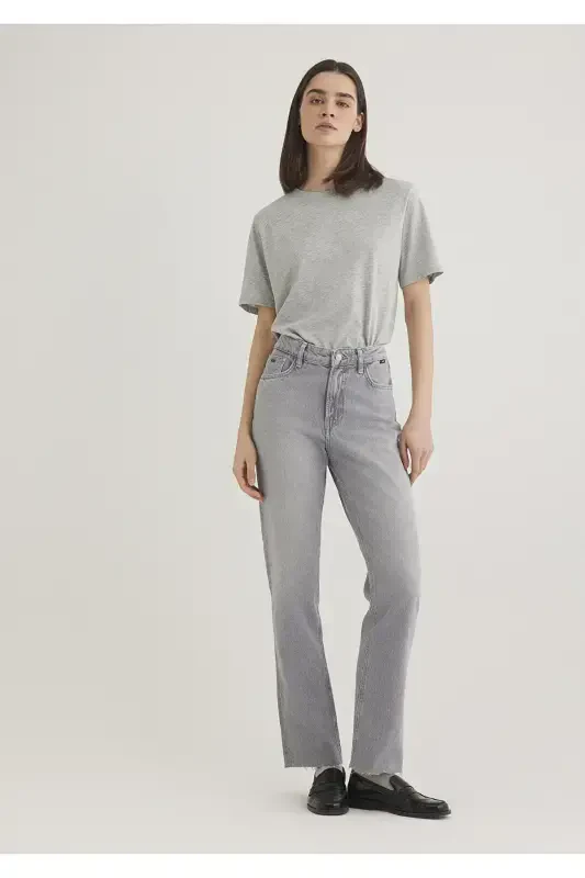 New York Classic Denim Light Gray Jean Pants 1014 - MAVI