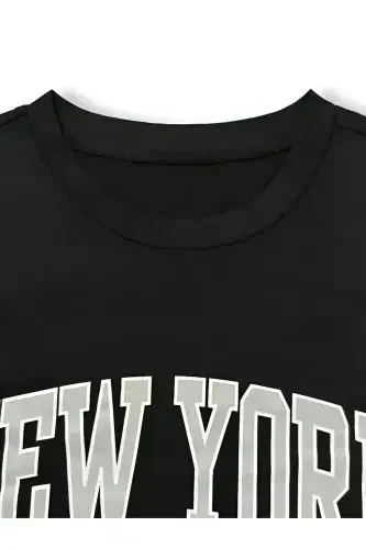 New York printed tracksuit shorts & t-shirt - TRENDGAR (1)