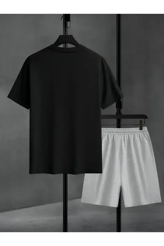 New York printed tracksuit shorts & t-shirt - 3