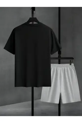 New York printed tracksuit shorts & t-shirt - 3