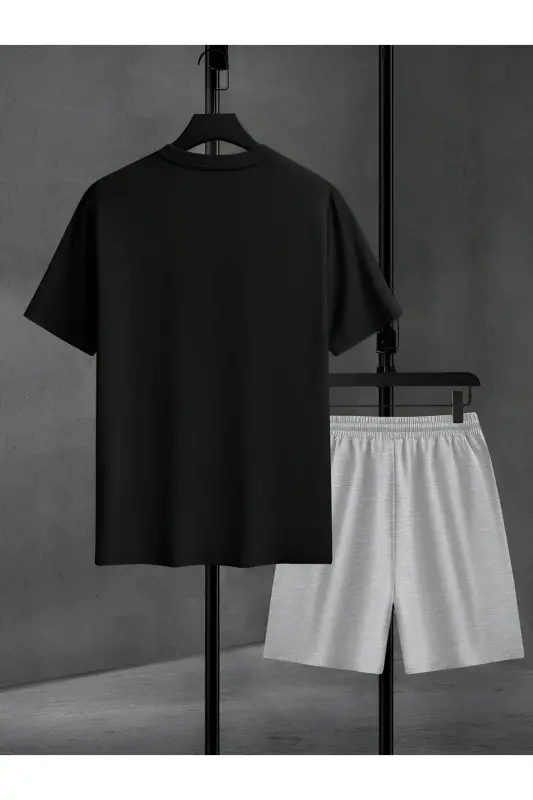 New York printed tracksuit shorts & t-shirt - 3