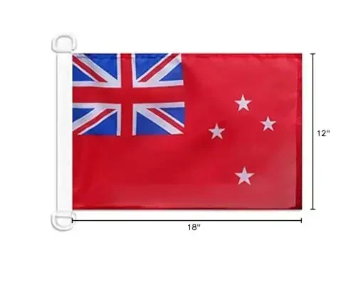 New Zealand Civil Ensign NAUTICAL Flag 18'' x 12'' - New Zeleander –Kiwi merchant flags 30 x 45 cm. - Banner 12x18 in for boat - AZ FLAG - 5