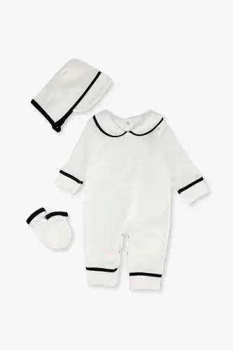 Newborn Baby Boy Named Baby Romper Hospital Outfit Baby Memory Set Mevlut Suit Personalized-Navy Blue3 - MINYTRENDY (1)