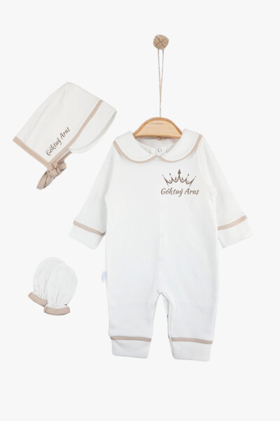 Newborn Baby Boy Personalized Baby Romper Hospital Discharge Baby Memory Set Mawlid Set Gift - 7