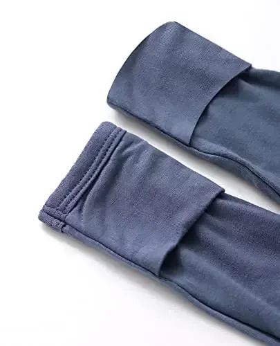 Newborn Baby Boys Girls Knotted Gown Hat Set Soft Bamboo Viscose Infant Sleeper Baby Sleep Gown with Mittens - 3