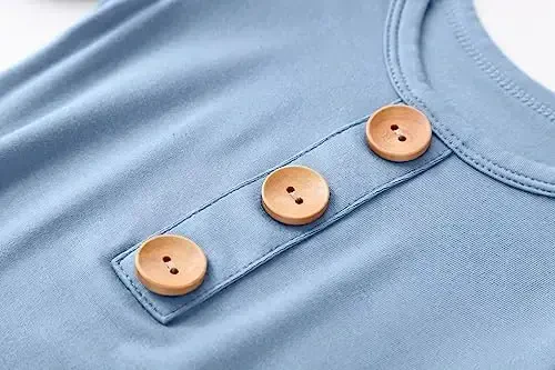 Newborn Baby Boys Girls Knotted Gown Hat Set Soft Bamboo Viscose Infant Sleeper Baby Sleep Gown with Mittens - 3