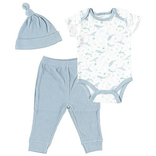 Newborn Baby Clothes Footless Sleep and Play Layette - 3