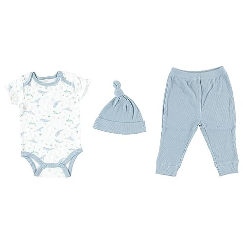 Newborn Baby Clothes Footless Sleep and Play Layette - 4