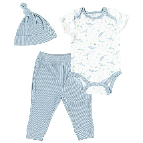 Newborn Baby Clothes Footless Sleep and Play Layette - 1