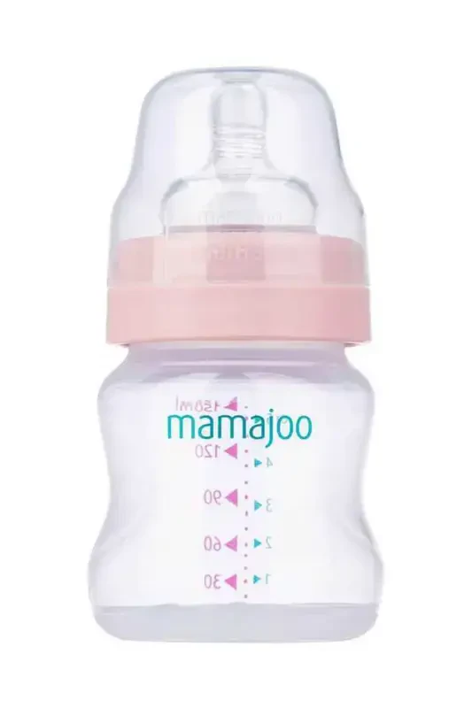 Newborn Baby Set | Anti-colic Bottle 150ml Pink, Orthodontic Pacifier & Case, 3-piece Set - 2
