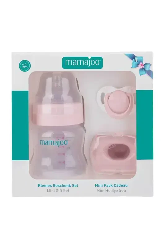 Newborn Baby Set | Anti-colic Bottle 150ml Pink, Orthodontic Pacifier & Case, 3-piece Set - 8