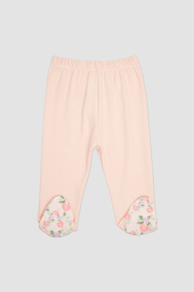 Newborn Elastic Waist Footed Pants - PANÇO