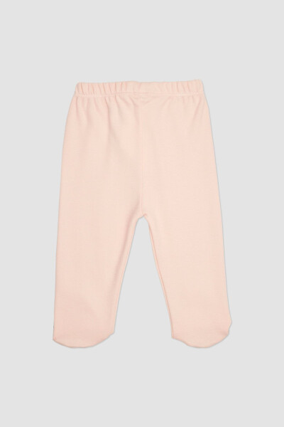 Newborn Elastic Waist Footed Pants - PANÇO (1)