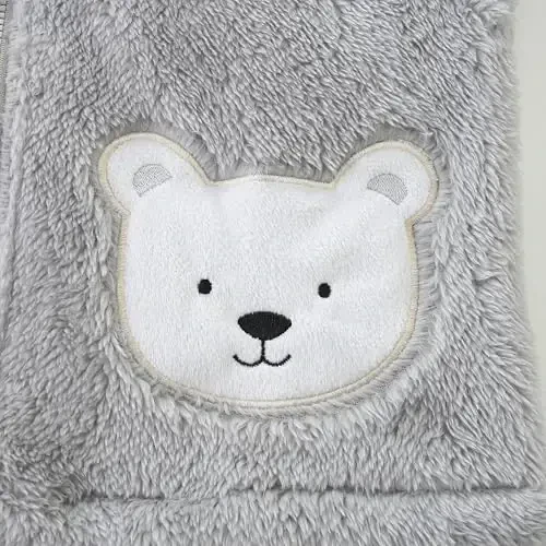 Newborn Infant Baby Boys Girls Cartoon Fleece Hooded Jacket Coat with Ears Warm Todder Kids Outwear Coat Zipper Up 1-6Y - 3