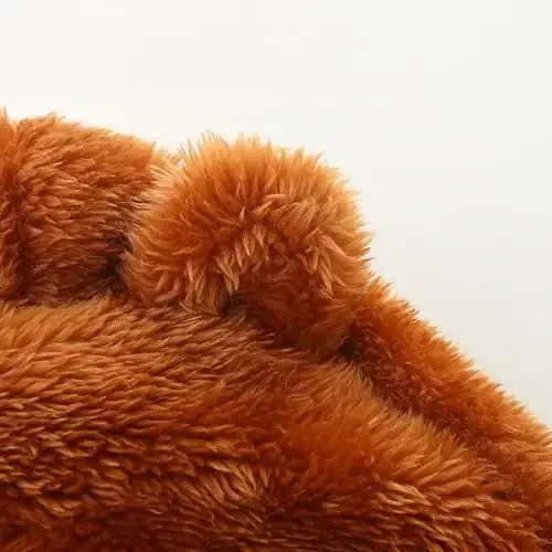 Newborn Infant Baby Boys Girls Cartoon Fleece Hooded Jacket Coat with Ears Warm Todder Kids Outwear Coat Zipper Up 1-6Y - 5