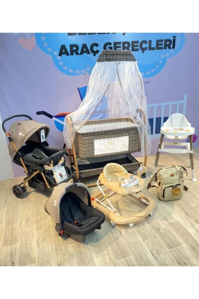 Newborn King Layette Set Baby Carriage Stroller Crib Walker High Chair Bag - TURHAN BEBE