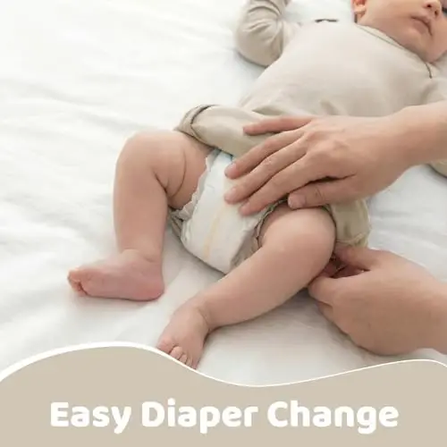 Newborn Knotted Baby Gown 0-6 Months, Super Soft Breathable Nightgowns for Babies Girl and Boy, Baby Girls Coming Home Hospital Outfit with Hat Set Oatmeal - 3