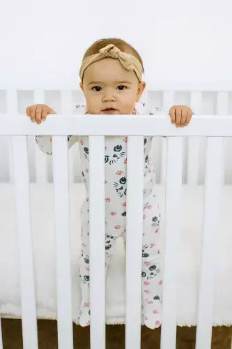 Newborn Organic Cotton 2-Piece Baby Set - Collared Floral - ANNE DOKUNUŞU GIBI KUZUM BEBE (1)