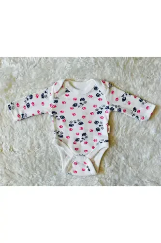 Newborn Organic Cotton 2-Piece Baby Set - Collared Floral - 4