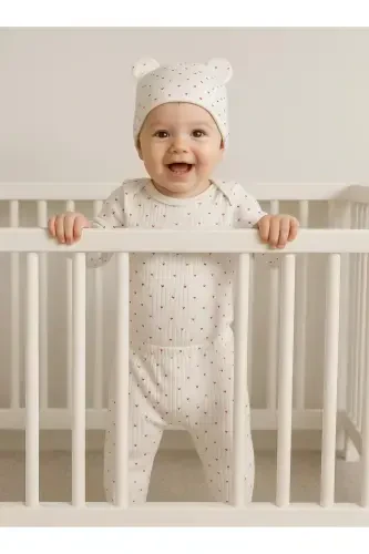 Newborn Organic Cotton 2-Piece Baby Set for Girls and Boys - 1