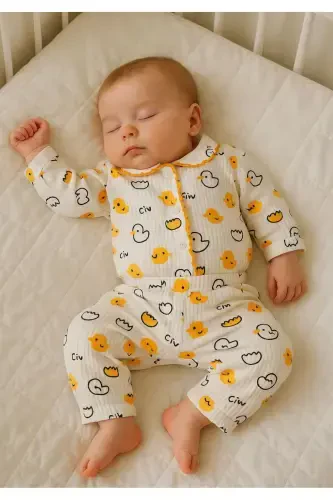 Newborn Organic Cotton 2-Piece Baby Set for Girls and Boys - 3